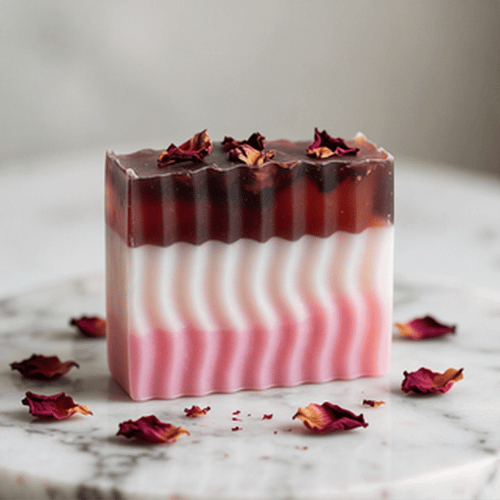 Rose pedal hand soap